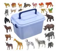 VICASKY 1 Set Pezzo Di Imitazione Animali Della Foresta Realistici Modelli Di Animali Di Plastica Per Giovani Ragazze Giocattoli Per Lo Zoo E Per Scopi Educativi Promuove L'Imparazione Sulla Natura E