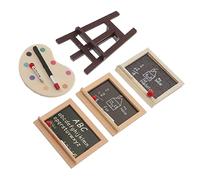 VICASKY 1 Set Piccola Lavagna Modello Desktop Lavagna Decorativa Lavagna Modello Lavagna Miniatura Mobili Modello Desktop Mini Cavalletto Adorabile Lavagna Modello Cavalletto Modello