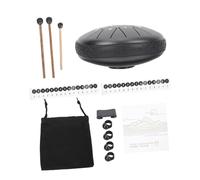 VICASKY 1 Set Portatile Tamburo Lingua Toni Ethereal Drum Per Meditazione Musica Educazione E Relax Include Accessori E Foglio - Senza Durevole E Versatile