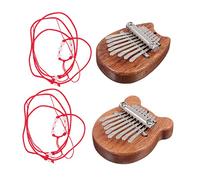 VICASKY 1 set pratico Kalimba Pianoforte per pollice in legno di alta qualità per principianti e giocattoli musicali portatili, per lo svolgimento musicale e il divertimento educativo