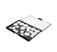 VICASKY 1 Set Scatola per ombretti a disco magnetico occhio pallet ombra palette di ombretti per donna colore tavolozze di trucco magnetiche vuote vassoio per il trucco plastica Nero