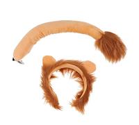 VICASKY 1 Set Set di coda a fascia di orecchio racconto costume orecchie e coda criniera costume cosplay animale per animali adornare coda cosplay graziosi cerchietti Peluche