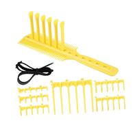 VICASKY 1 Set Set di pettine di posizionamento per guide per rifinitore per toelettatura forniture per tagliare i protezioni tagliacapelli Gel di silice