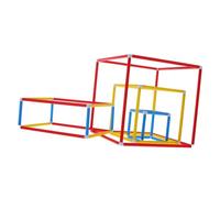 VICASKY 1 Set Solido Geometria Bambole Di Cotone Portachiavi In Pelliccia Di Volpe Spille Ragazzi Bambole Modello Bambole Bambole Peluche Espositore Rack Strumenti Spille Rosse