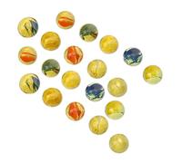 VICASKY 1 sfera di vetro decorativo palla marmi mulinello serbatoio marmo plancia giochi acquario ornamento gioco di marmi preferisce decorazioni idroponiche piante acquario sfera di vetro