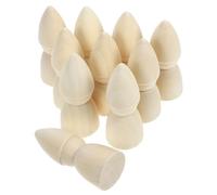 VICASKY 10 bambole in legno non dipinte, per ragazzi e ragazze, giocattolo decorativo