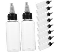 VICASKY 10 Bottiglie per pallet in plastica da 50 Ml in scala per pittura ad olio, contenitori per colori a prova di perdite per artisti