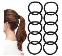 VICASKY 10 elastici per capelli ad alta elasticità per capelli resistenti e senza danni, per capelli spessi per adulti