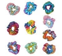 VICASKY 10 elastici per capelli per coda di cavallo con colore graduato, accessorio alla moda per performance sul palco e abbigliamento da festa, delicato sui capelli e versatile