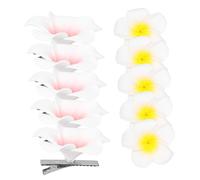 VICASKY 10 forcine per capelli a forma di fiore, per ragazze, con fiore e fiori, fermagli per capelli, per ospite, matrimonio, colorato, accessorio per capelli, flora, per barrettes sport