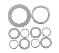 VICASKY 10 guarnizioni per scuotimento della testa dei bassi, strumento a campana, interruttore trasparente, adattatore splitter, cavo hub, interruttore per chitarra, basso e noci, dado per basso