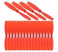 VICASKY 10 paia Eliche Rosse in Plastica per Modellini Aerei Rc Eliche Autocostruite Accessori Riparazione Aeromodelli Facili da Installare e Leggere