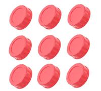 VICASKY 10 Pezzi Accessori Per Tappi Bottiglie A Forma Coperchio Bottiglie Bottiglie di Latte Rosso Pp