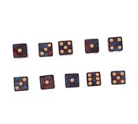 VICASKY 10 Pezzi Acrilici per Giochi da Tavolo Accessori Intrattenimento per Case e Bar per Insegnare Matematica AI
