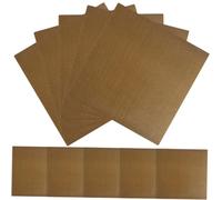 VICASKY 10 pezzi Adesivi Isolanti per Piastra Capelli Resistenti al Calore Protezione Termica per Arricciacapelli e Piastra Lisciacapelli Accessori per Styling Professionale Autoadesivi e