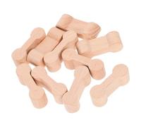 VICASKY 10 pezzi Connettori in Legno Forma di Osso per Pista Trenino Clip Decorativa per Gioco Ragazzi e Ragazze Accessori Resistenti per Costruzione Piste Trenino Supporto per Layout