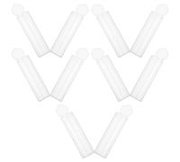 VICASKY 10 Pezzi Contenitore per Salviette Umide in Plastica, Dispenser Ricaricabile Portatile, Barattolo Porta Salviette, per Routine Quotidiana e Viaggi