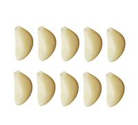 VICASKY 10 pezzi di aglio simulato modello di cibo artificiale spremiaglio bilanciere aglio bianco artificiale decorazione per finestra tavolo da pranzo supporto aglio decorazione in PVC