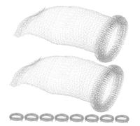 VICASKY 10 pezzi Filtri Lanugine in Acciaio 304 Rete Alta Densità per Trappola Capelli Filtro Purificatore Acqua Scarico Facile Installazione Resistente e Leggero