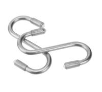VICASKY 10 Pezzi Ganci a S in Acciaio Inox Argentato, Robusti e Lisci | Acciaio Inossidabile Ben Lucidato, a Forma di S, per Cucina e Bagno, Organizzazione Ordinata, Uso Versatile