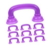 VICASKY 10 pezzi giocattoli telefonici per telefoni sussurri, per leggere, telefono cellulare, cellulare, per bambini, logopedi, in plastica, viola
