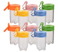 VICASKY 10 pezzi Kit Scatola Insetti Trasparente per Contenitore Osservazione Farfalle con Coperchio Ribalta Strumento Esplorazione Natura Portatile per Avventure all Aperto