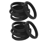 VICASKY 10 pezzi per microfono anti-anello, supporto per microfono antiscivolo, per microfono, anti-goccia, anello anti-goccia, per microfono, anelli per microfono, in plastica, ammortizzatore di