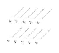 VICASKY 10 pezzi per respingere uccelli con campane, spirali riflettenti a vento per giardino all'aperto e paesaggio, efficace contro piccioni, picchi e corvi