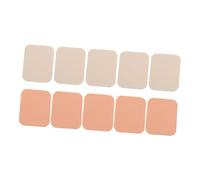 VICASKY 10 pezzi Puff Quadrato per Make Up Viso Spugnette Trucco Leggere e Morbide per Fondotinta Liquido e Polvere Strumento Cosmetico Portatile e Facile da Pulire per Donna