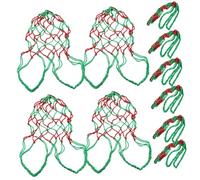 VICASKY 10 Pezzi Sospeso Macramè Porta Frutta e Ortaggi Rete Resistente per Conservazione Banane Pomodori Patate Organizzatore Pratico da Appendere in Cucina