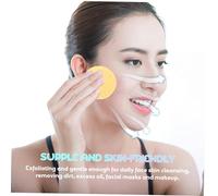 VICASKY 10 pezzi Spugnette Struccanti Viso in Cellulosa Naturale Morbide e Riutilizzabili per Pulizia Profonda e Rimozione Trucco Dischetti Esfolianti Adatti Tutti i Tipi di Compatti e