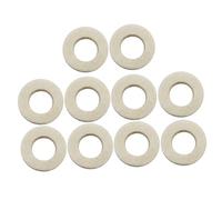 VICASKY 10 tappi per valvole a tromba, in feltro a tromba, per riparare trombe, in sughero, per tromba, colore bianco, strumento universale