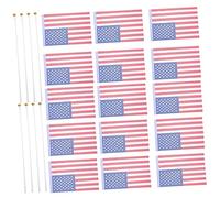 VICASKY 100 mini bandiera palmare, di alta qualità, per il giorno dell'indipendenza, feste, decorazioni fatte a mano, per patriottiche