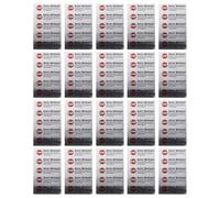 VICASKY 100 Pezzi Adesivo per Cassetta delle Lettere No Pubblicità Autoadesivo in Carta per Protezione Cassetta, per Zone Condivise e Condomini, Funzionalità Fai-da-te