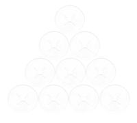 VICASKY 100 Pezzi Clip per Ganci a Piolo in PP Rigido Clip per Pannello Piccolo Accessori Riutilizzabili per Fissaggio Stabile in Negozio e Magazzino