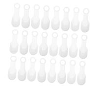 VICASKY 100 Pezzi Coperture Antiscivolo in Silicone Trasparente per Grucce Impugnature Elastiche Riutilizzabili per Appendiabiti in Legno e Plastica Accessori per Organizzazione Armadio