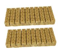 VICASKY 100 pezzi Cubi Germinazione Piante con Fibra Premium Cubetti Avvio Pianta per Coltivazione Fuori e Propagazione Talee Alta Ritenzione Idrica e Traspirabilità per Alta