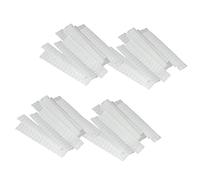 VICASKY 100 Pezzi Custodia Per Pennelli Da Trucco Netto Copertina Protettivo Kit Miscelare Pennello Correttore Per Il Trucco Pennello Da Trucco Fare Trucco Pennello Arrossire Bianca