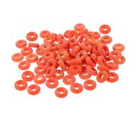 VICASKY 100 pezzi Elastici per Castrazione e Taglio Bestiame Pig Sheep Rubber Bands Elasticità Sicuri e Facili da Usare con Pinza Non Inclusa