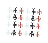VICASKY 100 pezzi formiche simulate miniature giocattoli gonfiabili per insetti scherzo Halloween decorazioni animatronics figure di ratto finte Halloween formiche