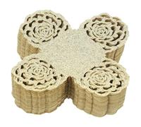 VICASKY 100 Pezzi Mini Pirottini per Cupcake in Carta Bordo Traforato a Rose, Involucri per Tartufi e Cioccolatini, Decorazioni da Tavola per Feste e Matrimoni, Confezionamento Dolci