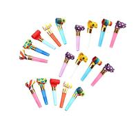 VICASKY 100 pipe di compleanno per feste, fischietti colorati con drago, giocattolo per partito, accessori di scena, cheerleader, fischietti di carta