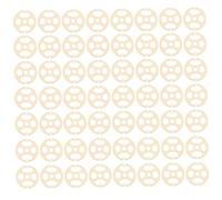 VICASKY 100pcs Abs regolazione del sedile clip per sedili auto cuscinetti elastici di regolazione del cinturino piastre rotonde per un'installazione sicura e facile