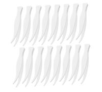 VICASKY 100pezzi Applicatore di Maschere Pinzette Curve in Plastica da Mini Pinzette per Posizionamento Maschere Viso Uso Facile e Pulizia Rapida per Cura