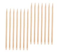 VICASKY 100pezzi Bastoncini per Cuticole in Legno Spingi Cuticole per Unghie Strumenti per Pedicure Bastoncini Multifunzionali per Smalto Lucidi e Lisci Non Danneggiano la Estremità Appunt