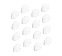 VICASKY 100pezzi Vetro Trasparente Perline Espositore per Unghie Espositore per Nail Art Strumento Manicure Doppio Lato