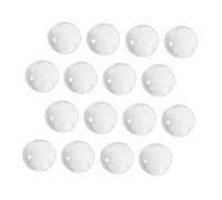 VICASKY 100pezzi Vetro Trasparente Perline per Esposizione di Unghie Espositore Colori per Unghie Perline per Nail Art Strumento per Manicure