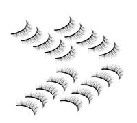 VICASKY 10paia Ciglia Finte Naturali Kit Di Extension Per Ciglia Singole Per Donne e Ragazze Facili Da Usare Rimuovere Senza Residui Di Adesivo