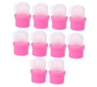 VICASKY 10pcs Solvente Unghie Coperture Per Efficace Rimozione Del Smalto Pratiche Soaker Coperture Per Manicure E Pedicure Per Unghie Artificiali E Gel