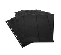 VICASKY 10pezzi Album Francobolli Professionali per Raccolta Pagine Bifacciali Protettive per Timbri Porta-Carte di Francobolli per Collezionisti